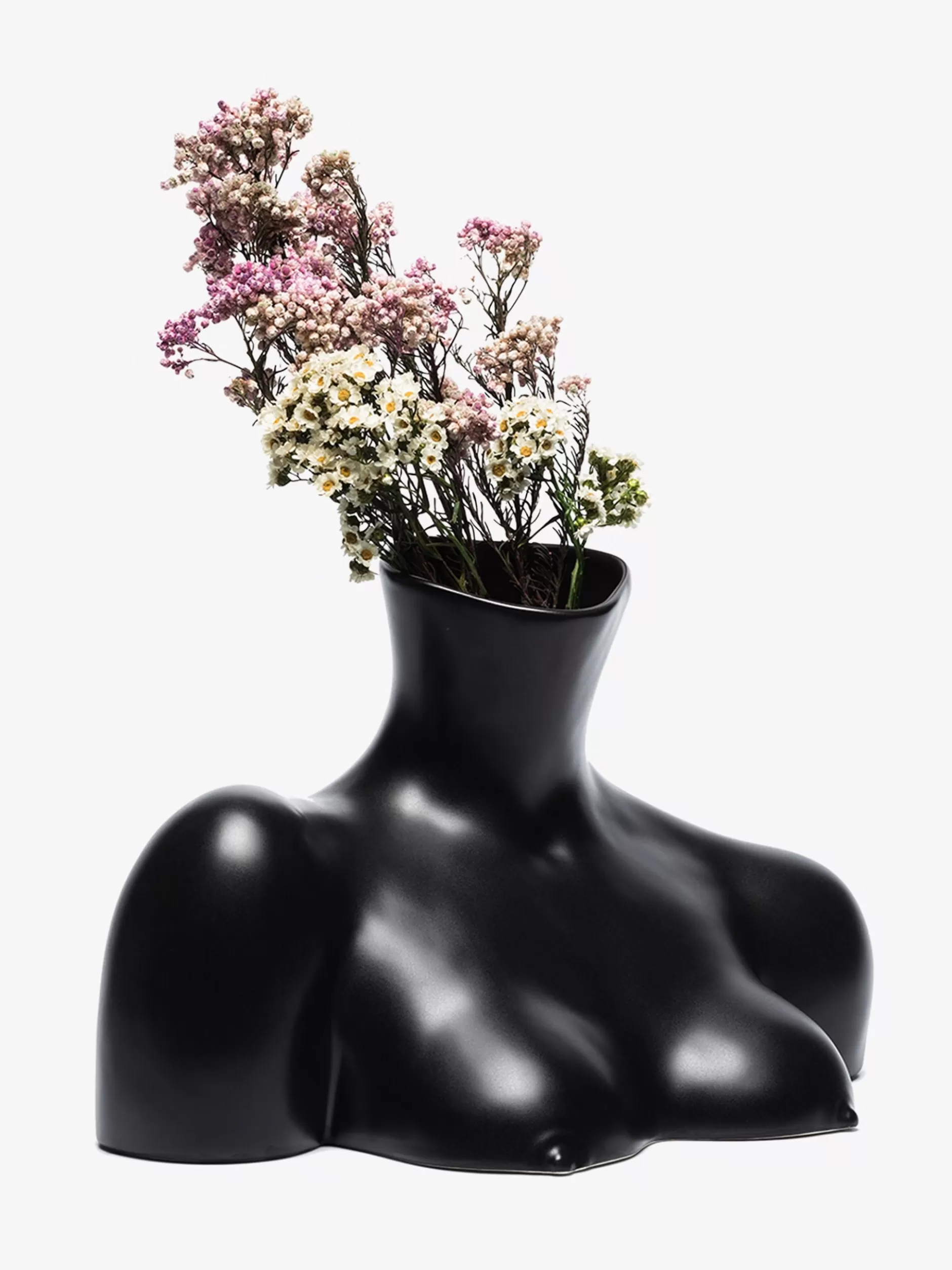 breast_friend_vase_black_2.webp Anissa Kermiche Breast Friend Vase (Black) Outlet