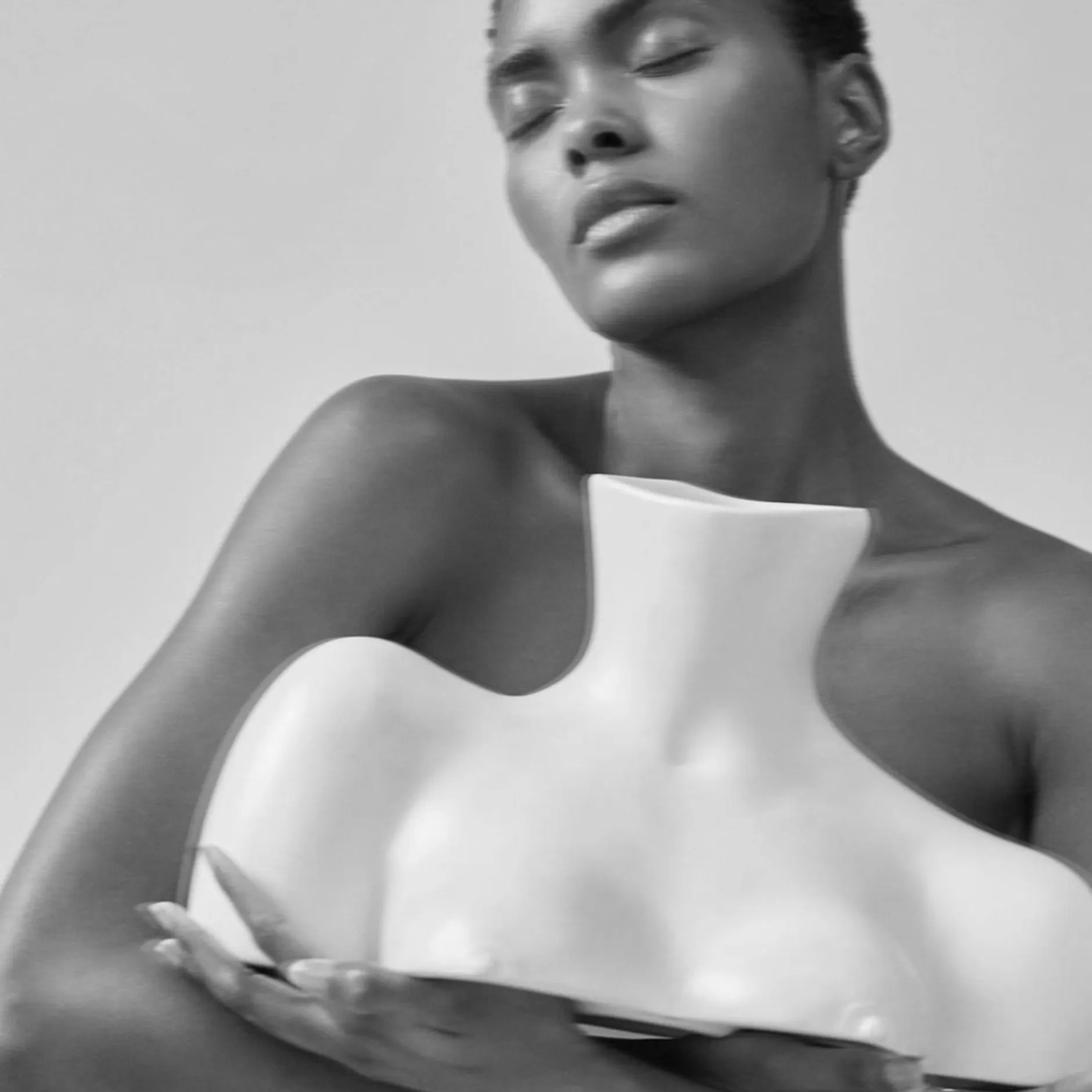 breast_friend_vase_matte_marble_5.webp Anissa Kermiche Breast Friend Vase (Matte Marble) Best Sale