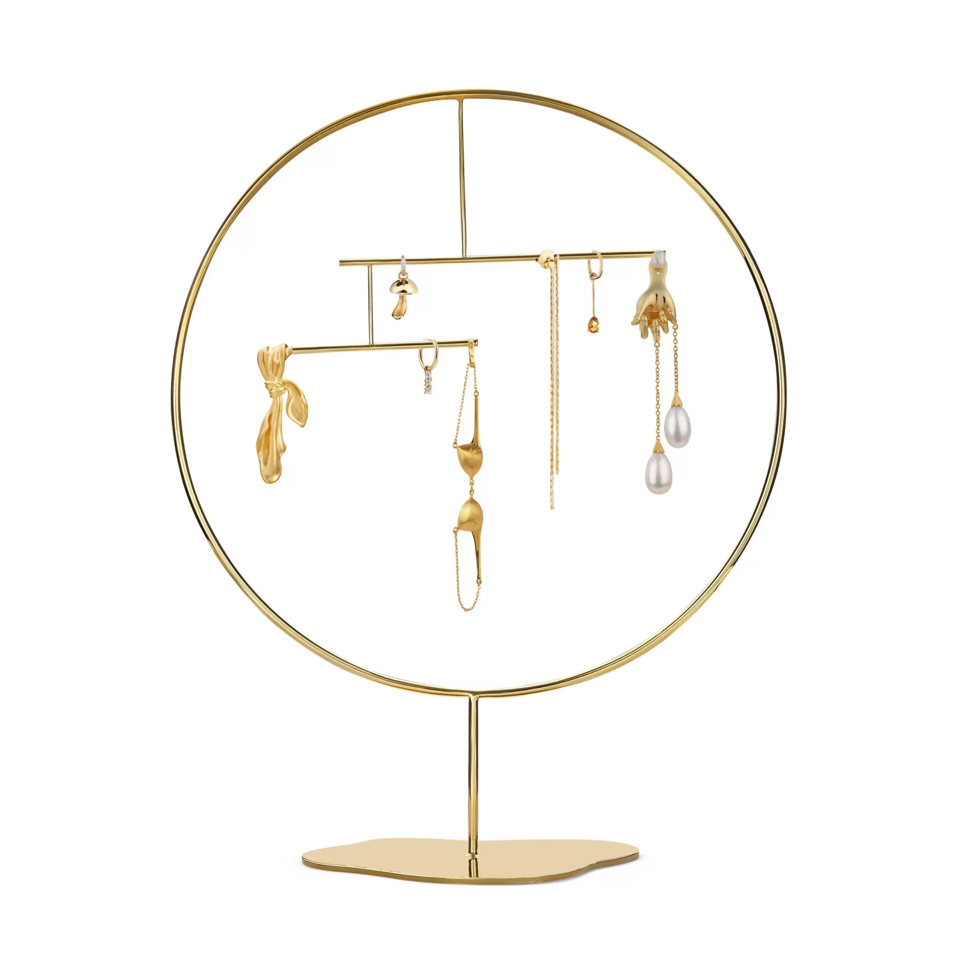 gilded_cloth_earrings_gold_4.webp Anissa Kermiche Gilded Cloth Earrings (Gold) Fashion