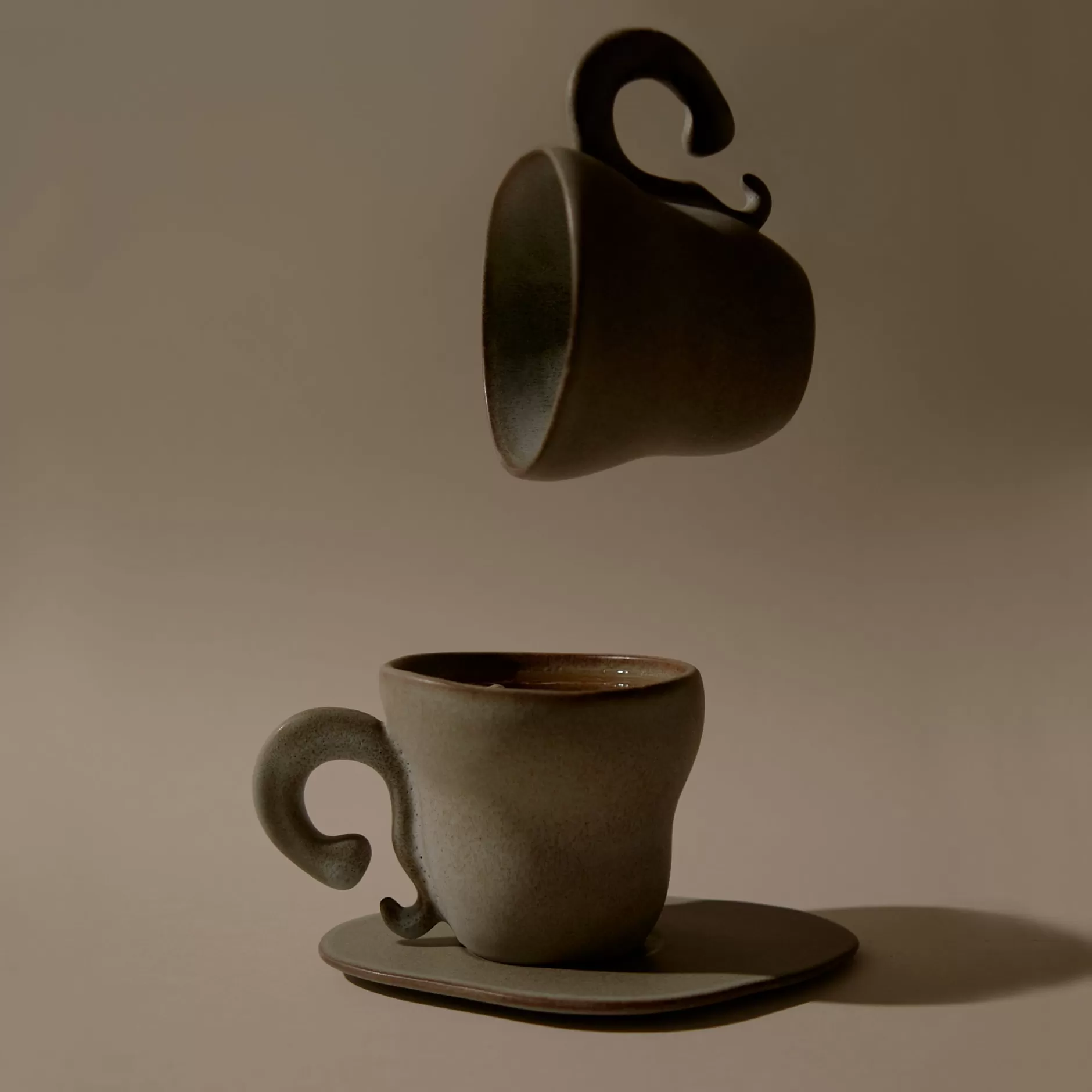 spill_the_teacups_freckled_grey_matte_3.webp Anissa Kermiche Spill The Tea-Cups (Freckled Grey Matte) New