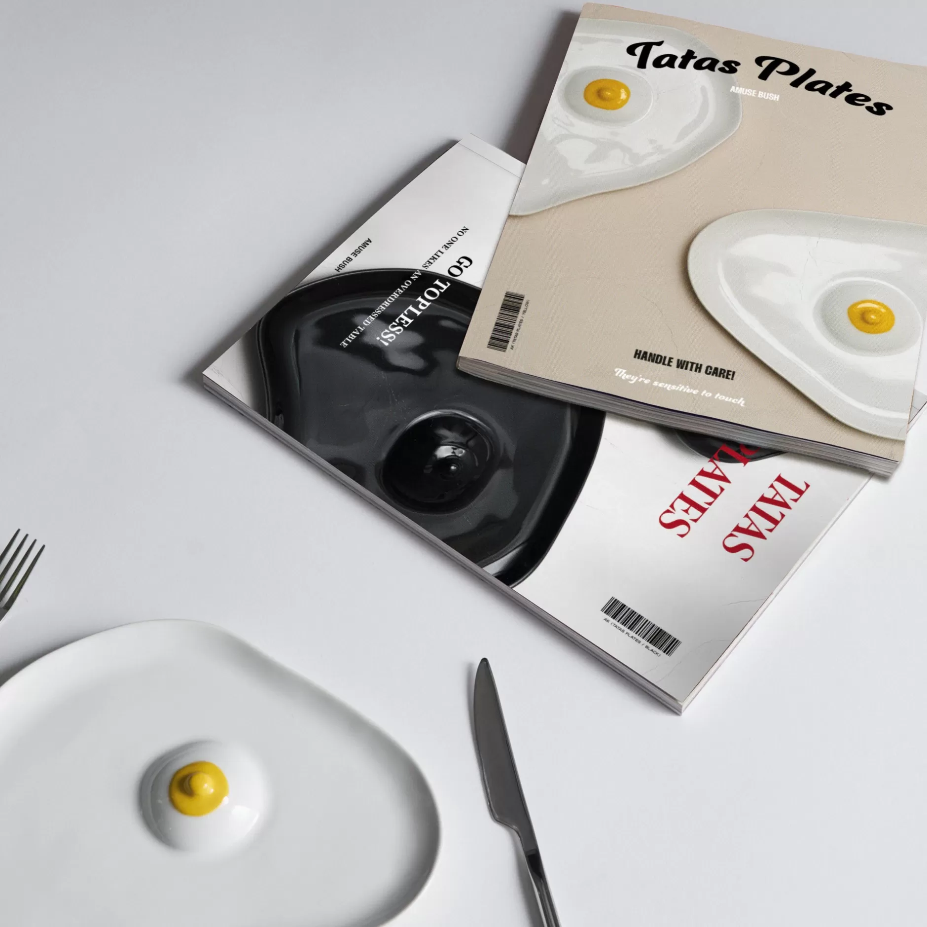 tatas_plates_highshine_white_yellow_3.webp Anissa Kermiche Tatas Plates (High-Shine White, Yellow) New