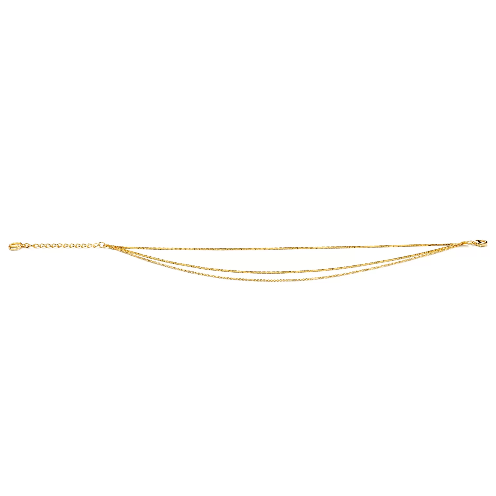 triple_chain_anklet_2.webp Anissa Kermiche Triple Chain Anklet Shop